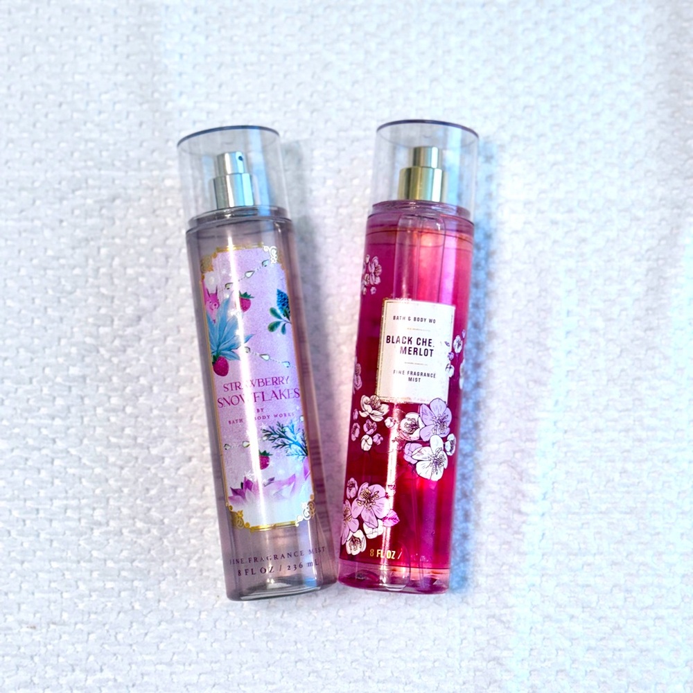 Bath and Body Works fragrance mists